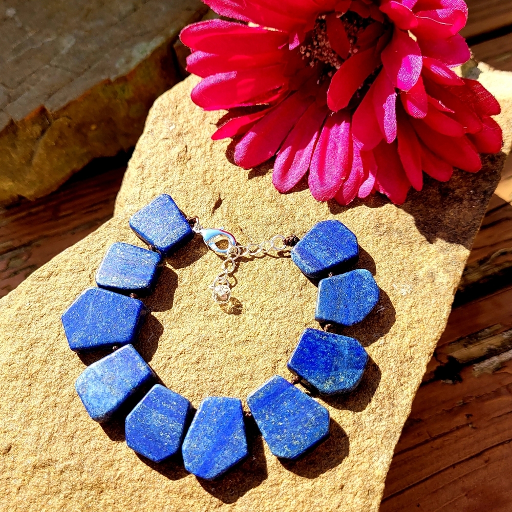 SOLD NWT BLUE LAPIS STERLING SILVER STATEMENT B… - Picture 15 of 15